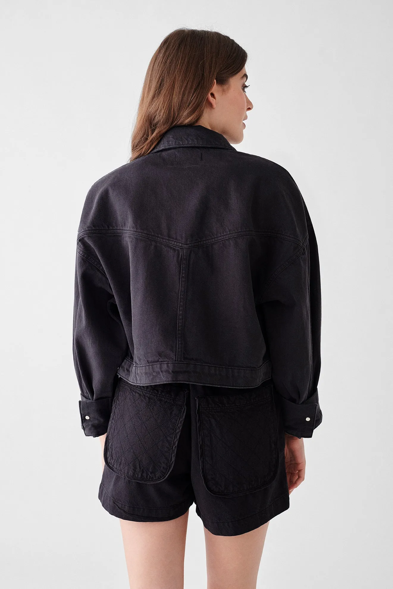 TARYN CROPPED OVERSIZED JACKET TARANTO