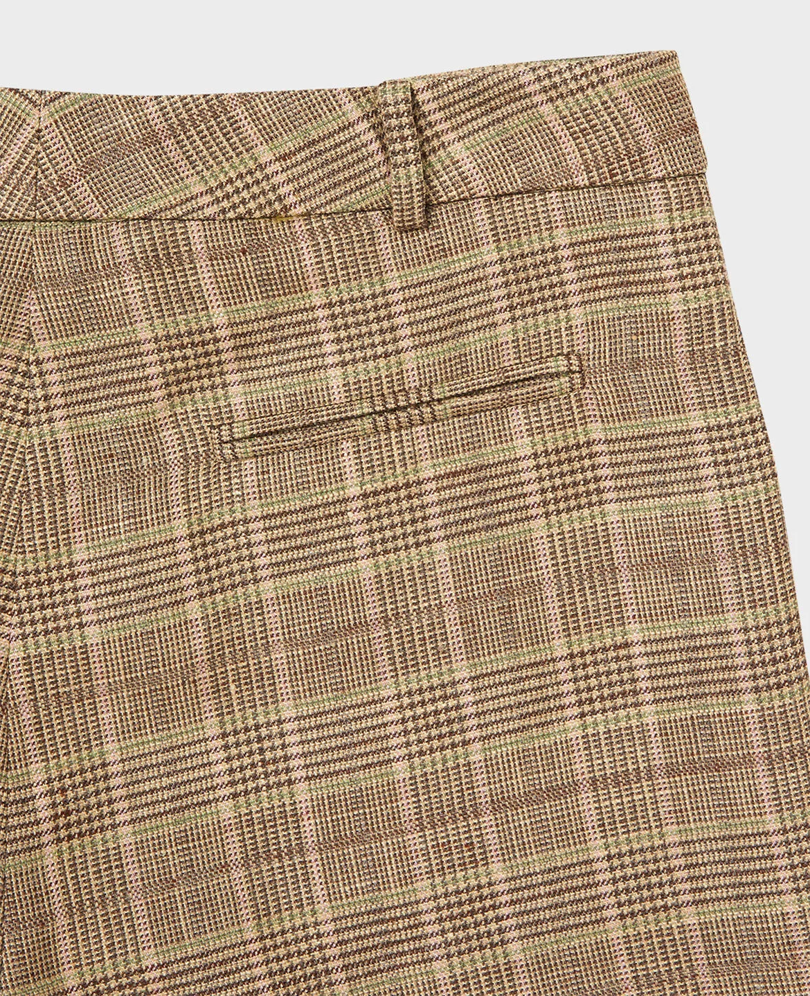 Tweed Shorts with Patch Pocket