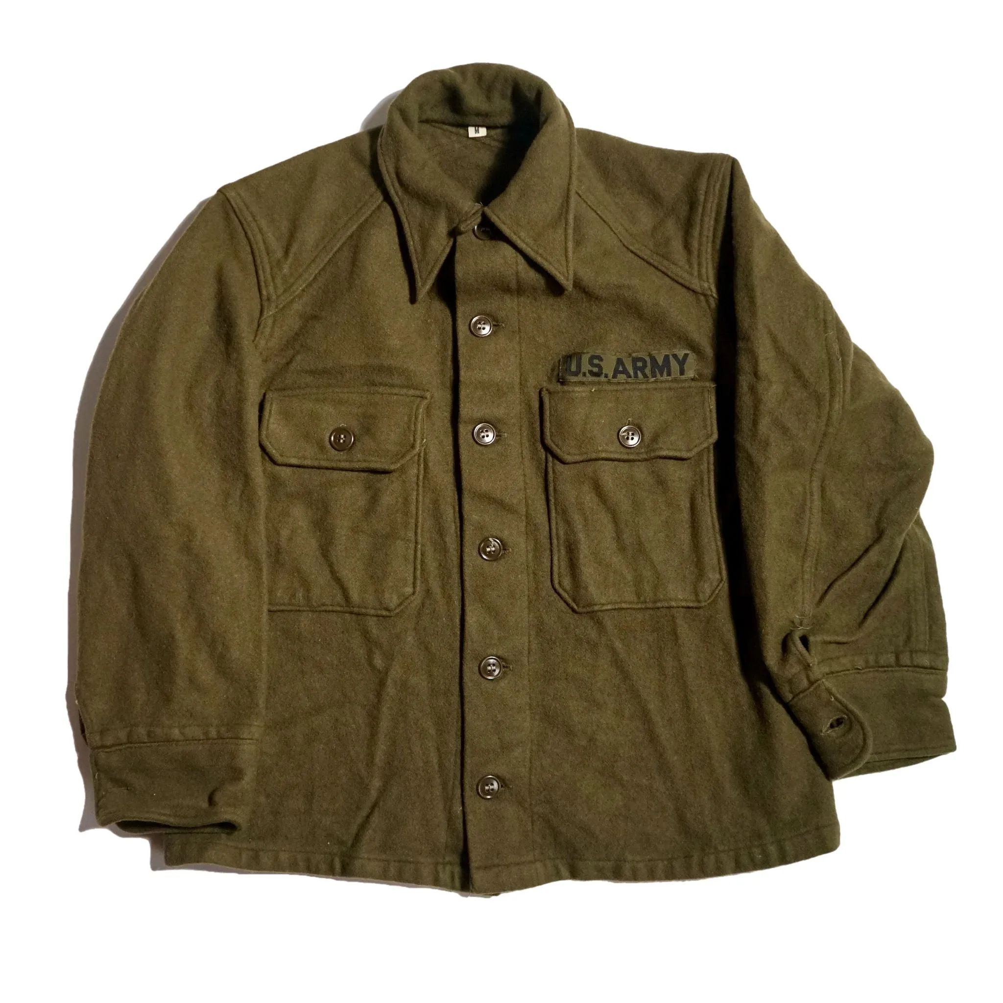 Vintage Korean War Era US Army M51 Wool Shirt
