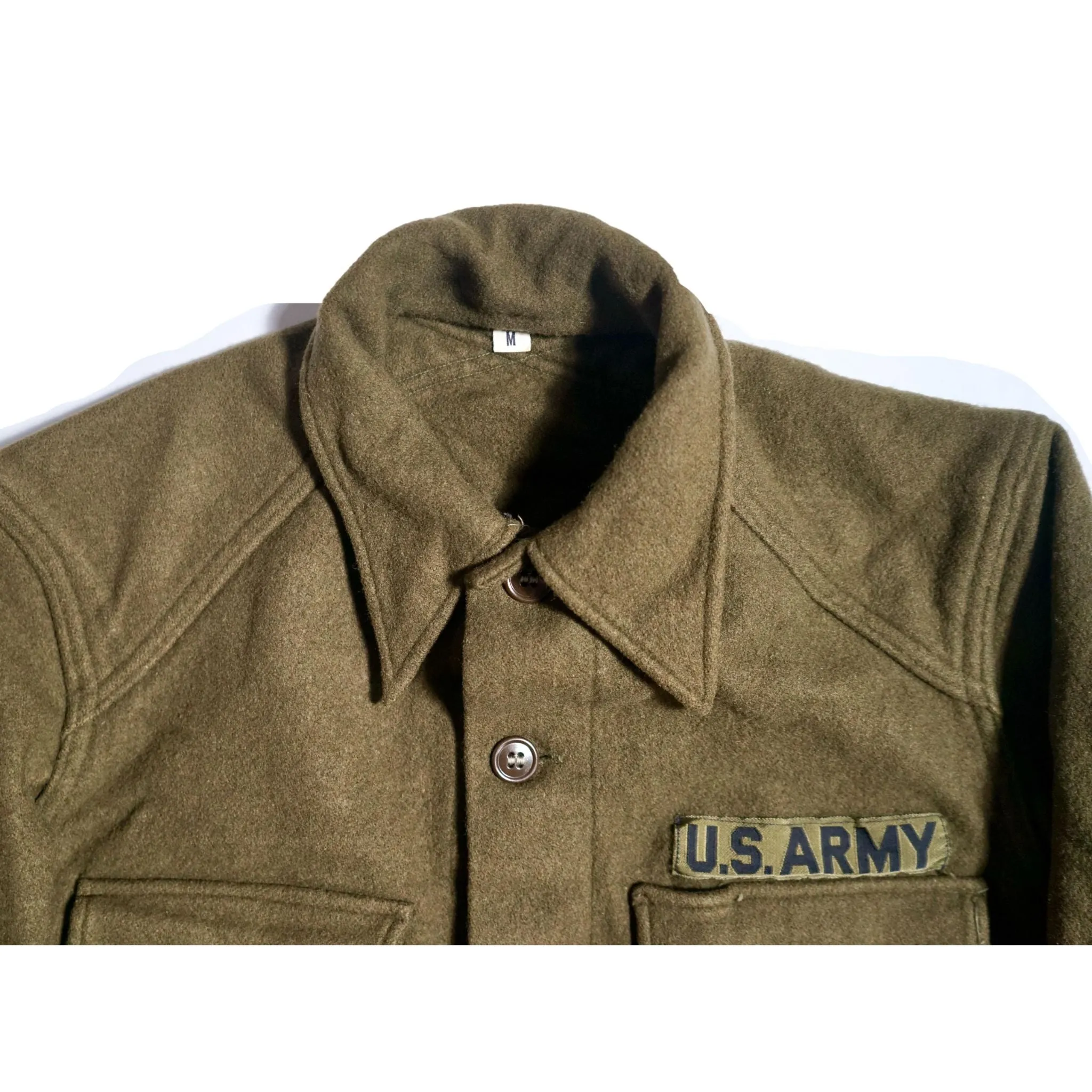 Vintage Korean War Era US Army M51 Wool Shirt