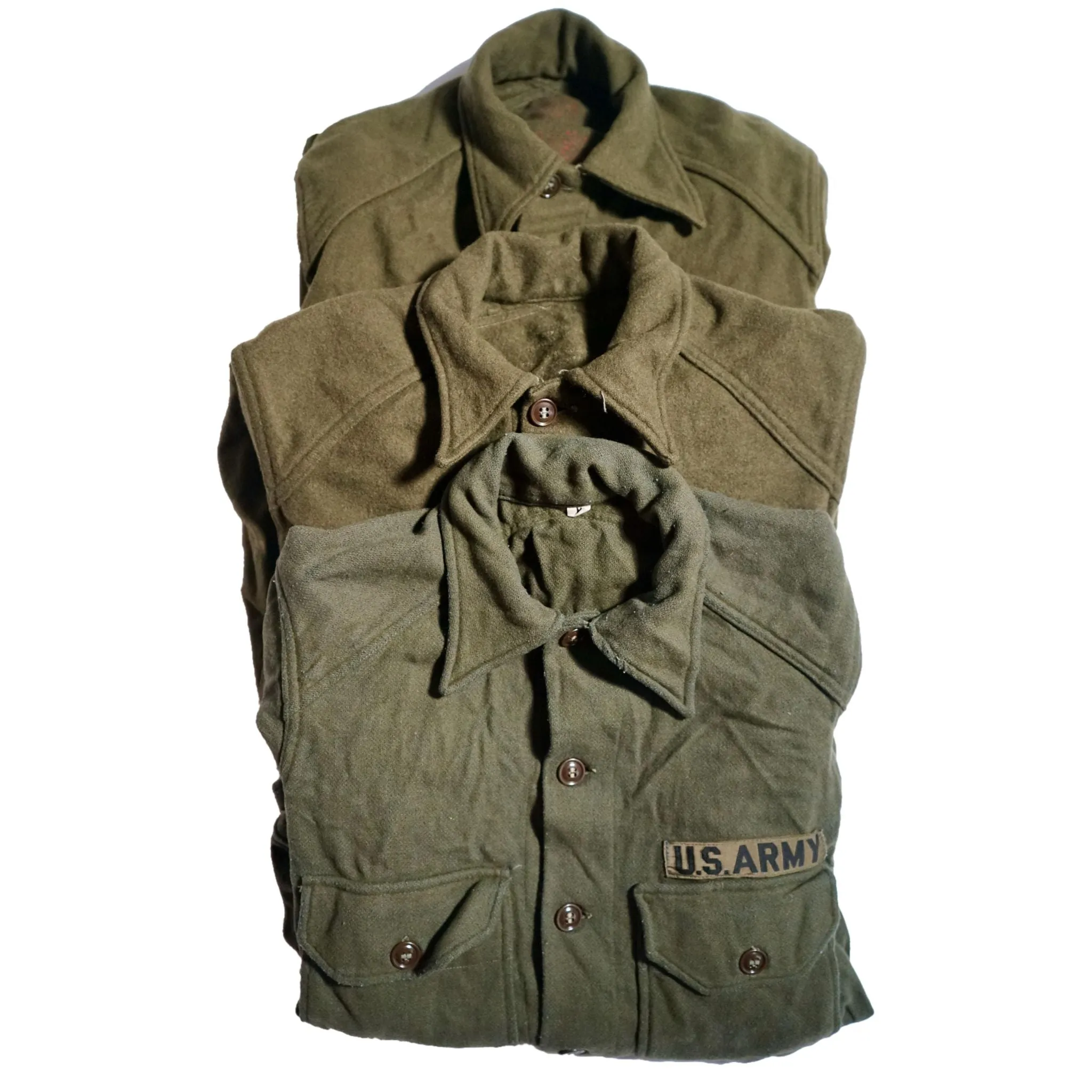 Vintage Korean War Era US Army M51 Wool Shirt