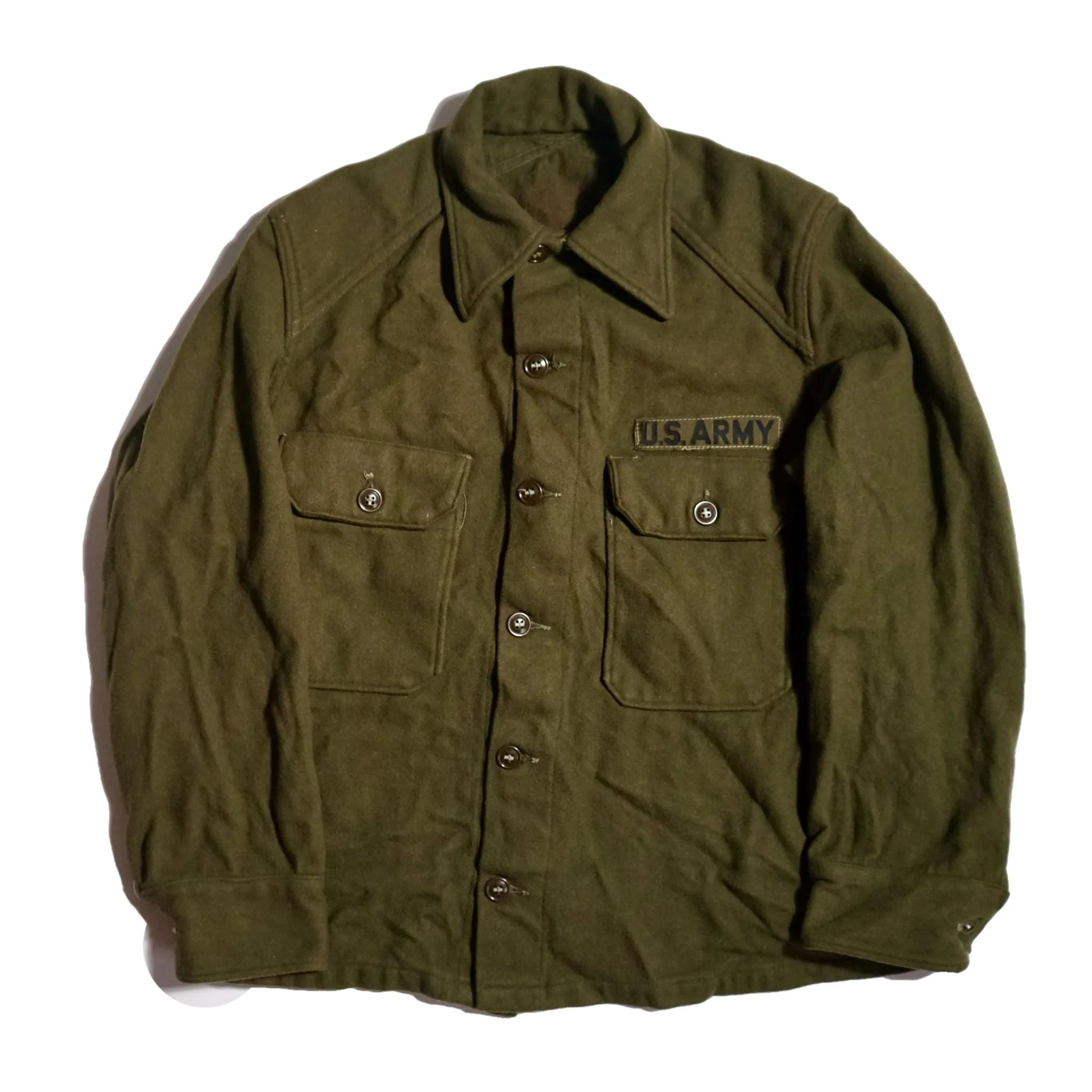 Vintage Korean War Era US Army M51 Wool Shirt