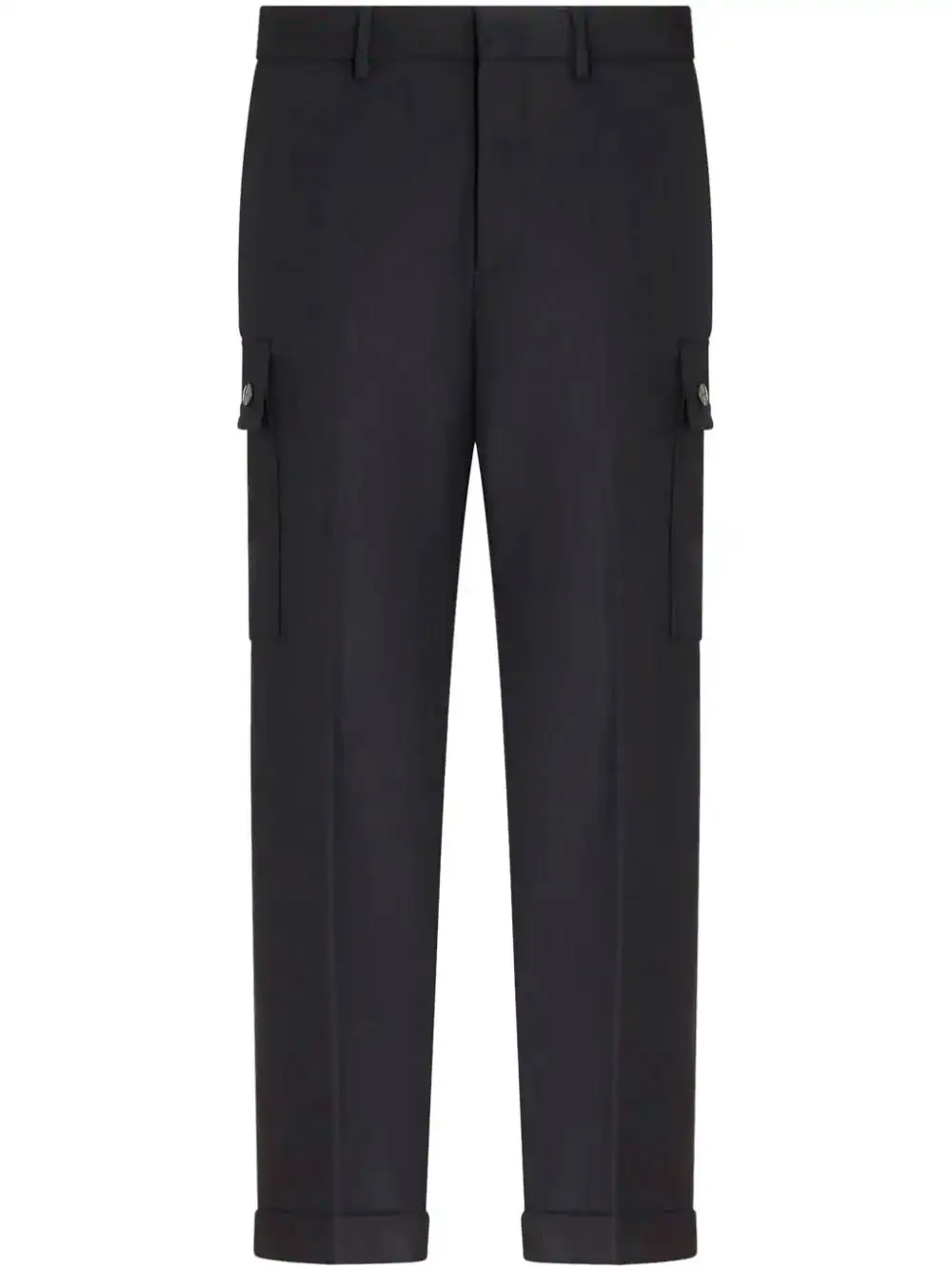 Wool cargo trousers