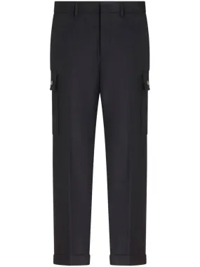 Wool cargo trousers