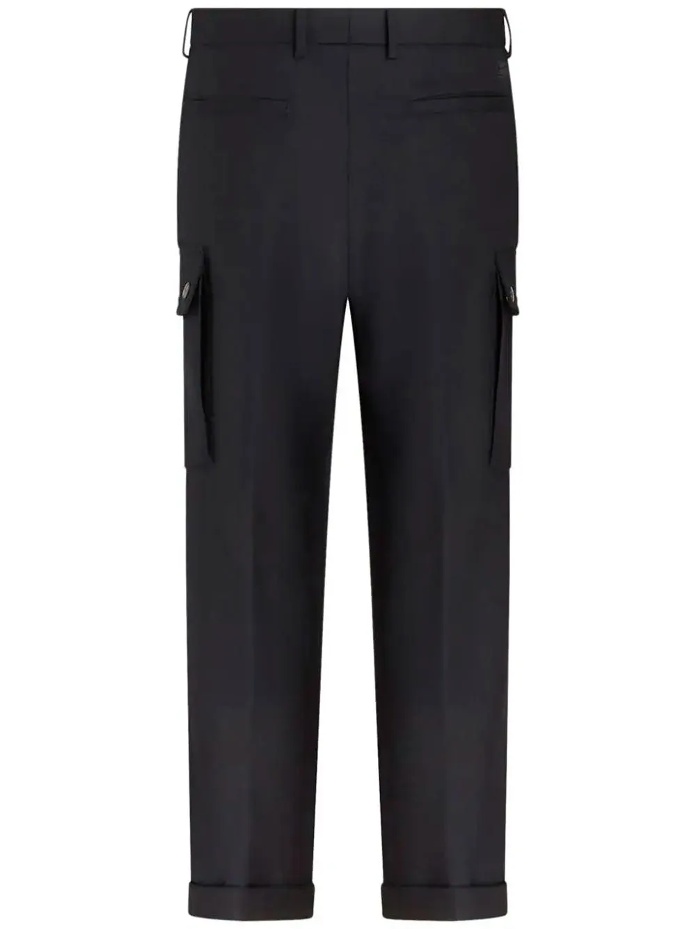 Wool cargo trousers