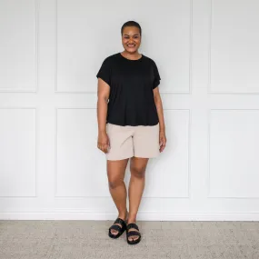 Zed stretch tailored short - beige